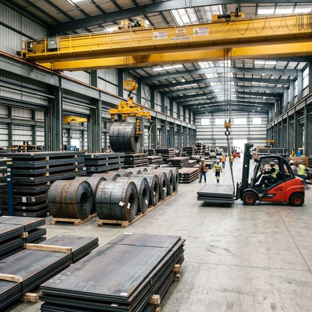 RSJ Steel Coils and Plates Warehouse