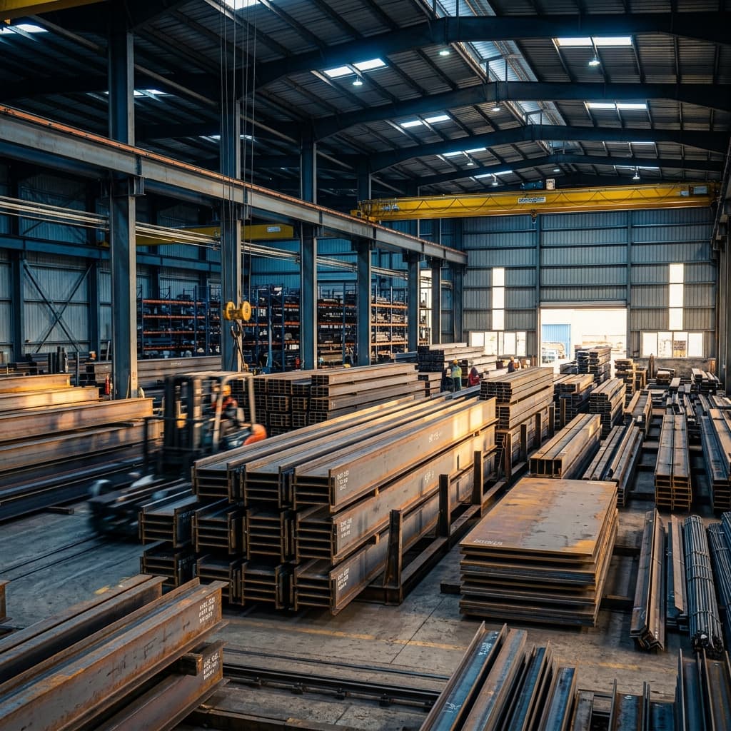RSJ Steel Stockyard